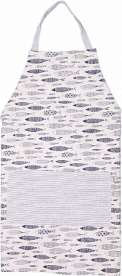 Фартук Fish синяя полоска La Nuit