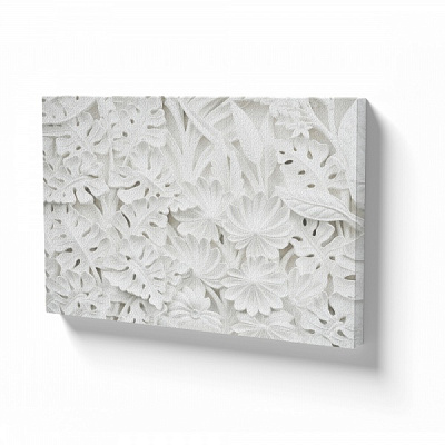 Картина на холсте Лепнина из цветов 80x110 см WS Holst 21804202311 