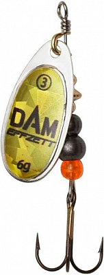 Блешня DAM Effzett Fluo 4 г gold