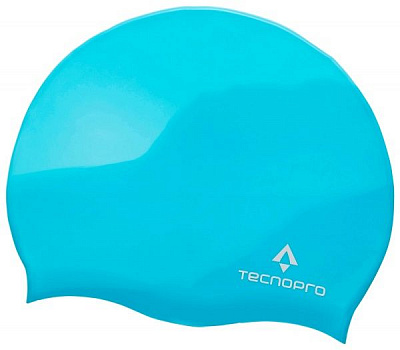 Шапочка для плавания TECNOPRO Cap SILicone X 289426-901639 one size бирюзовый