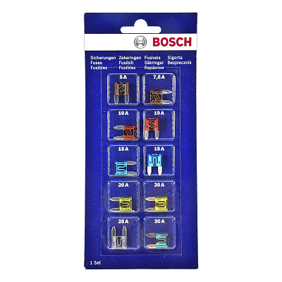 Набір запобіжників Bosch FN Bosch 5A 7.5A 10A 15A 20A 25A 30A 1987529038