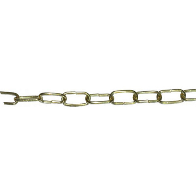 Цепь декоративная 1 мм 1 м часовая золото