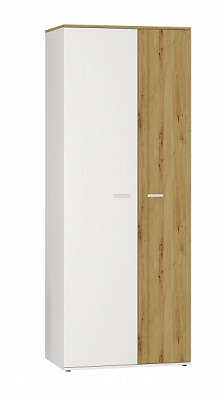 Шкаф SOKME 2Д Барселона дуб артизан/белый 