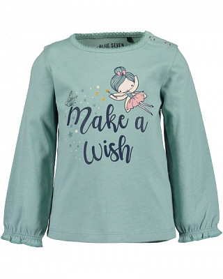 Реглан для девочки Blue Seven трикотажный Фея р.74 ледник 950613 X* 