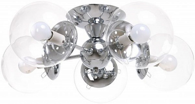 Светильник потолочный Accento lighting Doviles 40 Вт E14 хром 