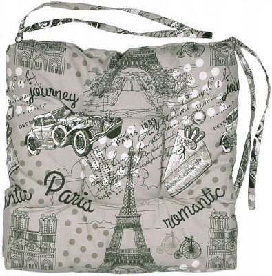 Подушка на стілець квадратна 36х36х5 Париж