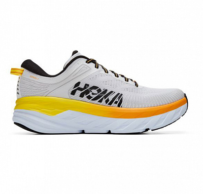 Кросівки Hoka BONDI 7 1110518|22 NCRY р.43 1/3 білий із жовтим