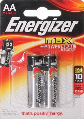 Батарейка Energizer Max E91 AA 2 шт. (E300131800)