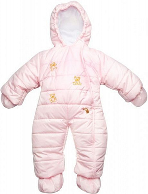 Комбінезон Модний Карапуз Ведмедики-Топтижки рожевий р.62 03-00411-6