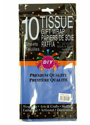 Бумага для упаковки тишью 191212 10 шт. 50x50 см 