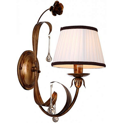 Бра Arte Lamp Borgia A8100AP-1GA 1x40 Вт E14 античное золото 
