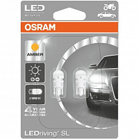 Автолампа светодиодная Osram LEDriving W5W 2 шт.(2825DWP-02B)