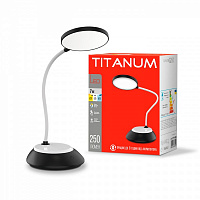 Настільна лампа офісна TITANUM 1x7 Вт чорний 26844 
