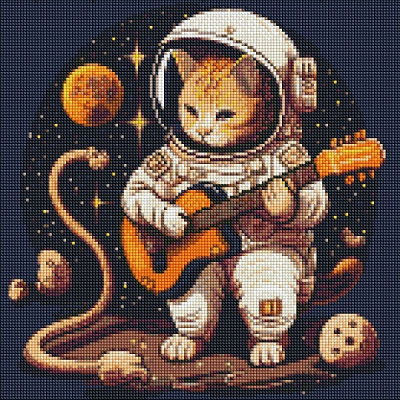 Алмазная мозаика Космические мелодии 40х40 см Идейка 