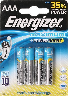 Батарейка Energizer Maximum FSB4 ААА 4 шт. (638437) 
