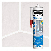 Герметик силіконовий Ceresit CS 25 SILICOFLEXX білий 280 мл