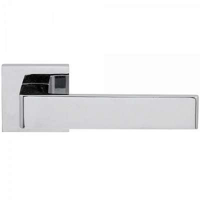 Ручка на розетке Comit Kubic А полированный хром