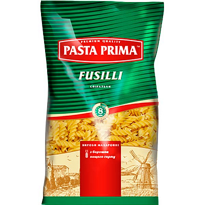 Макарони Pasta Prima Спіральки 800 г