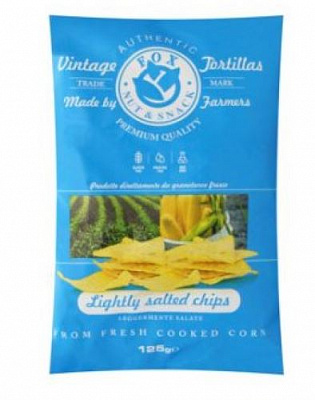 Чипси Fox nut & snack FOX ITALIA кукурудзяні з малим вмістом солі 125 г