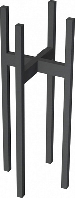 Підставка під вазон 24х24x60 см чорний