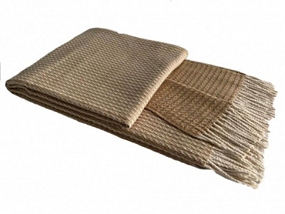 Плед Топаз 140x200 см бежевый Lanavitta 