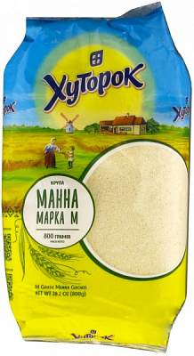 Крупа манна ТМ Хуторок 800 г (4820211660093)