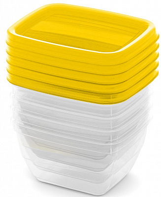 Контейнер для харчових продуктів з кришкою Curver Vedo 5 x 0,25 л