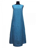 Платье Галерея льна Азалия р. 44 бирюзовый 0012/44/1234 