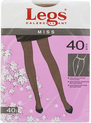 Колготки Legs MISS 40 den VISONE р. 5 бежевий