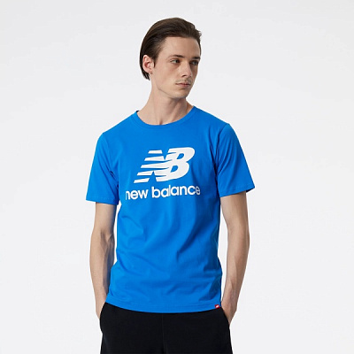 Футболка New Balance MT01575SBU р.S блакитний