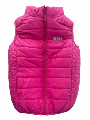 Жилет детский для девочек JOIKS р.152 малиновый JD-22/152 