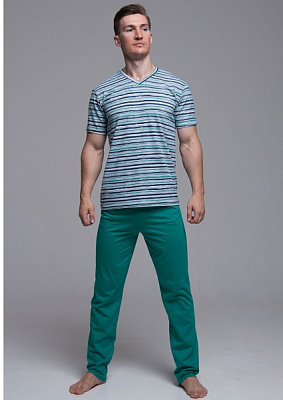 Піжама чоловіча Roksana №653/16011 р. 46 зелений