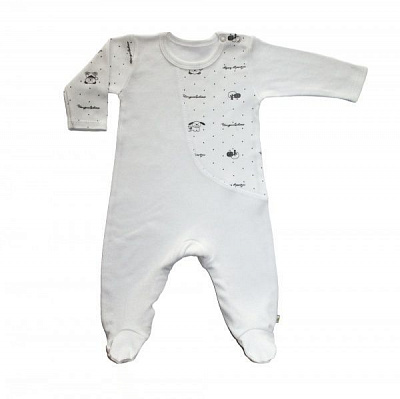 Чоловічок Lucky tots р.74 молочний 1669