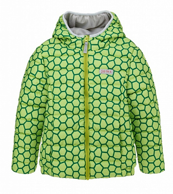 Куртка дитяча для хлопчиків JOIKS Абстракт р.110 салатовий KD-26