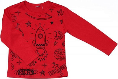 Футболка детская Danaya р.116 красный ШЯ19-25 