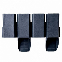 Огорожа Алеана для клумб і грядок 130х90х15 см (L-3,8 м) граніт