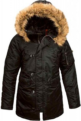 Куртка женская Alpha Industries N-3B Black р.M black