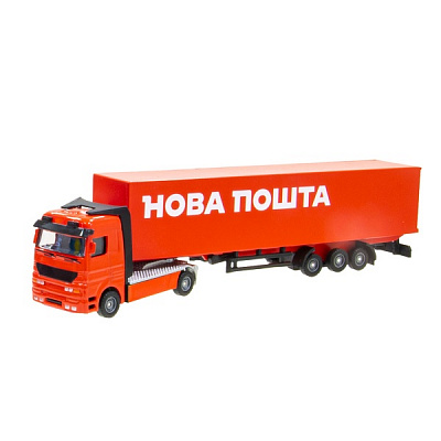 Фургон Технопарк Новая Почта (красная) 1:32 SB-15-12-RED-WB(CIS)
