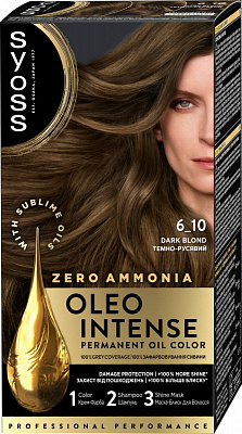 Фарба для волосся Syoss Oleo Intense №6-10 темно-русявий 115 мл