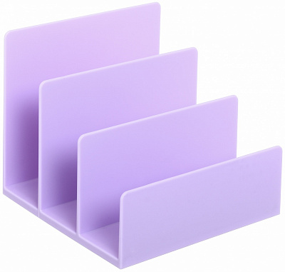 Органайзер настольный для документов 160х160х140 мм лавандовый NINGBO JOHNSHEN STATIONERY CO.,LTD