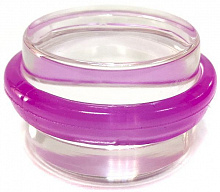 Стопор дверний GISDALIA Стопор двері прозорий з бузков. кільцем прозорийбузковий