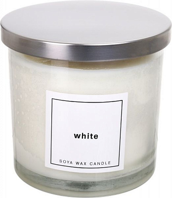 Свеча соевая в банке Белая 850 г