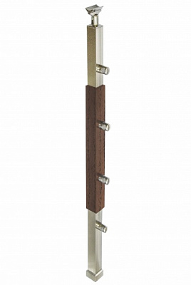 Стійка для перил Хай-тек горіх