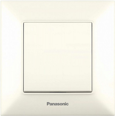 Вимикач одноклавішний Panasonic Arkedia Slim 10 А 250В кремовий 480100212