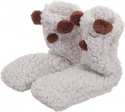 Капці домашні Maxwin KIDS Шіппі з вушками р.35-36 білий MWSE008/grey