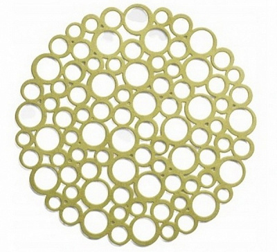 Сетка в мойку BIO круглая зеленая PRC