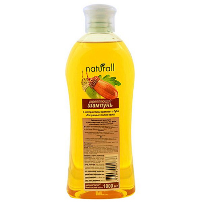 Шампунь Naturall зміцнюючий Кропива та дуб 1000 мл