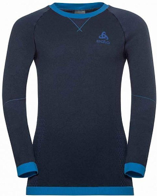 Термофутболка Odlo PERFORMANCE_WARM 183169-20433 152-164 синий