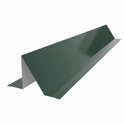 Планка снегозадержателя глянцевая Европрофиль RAL 6005 зеленая