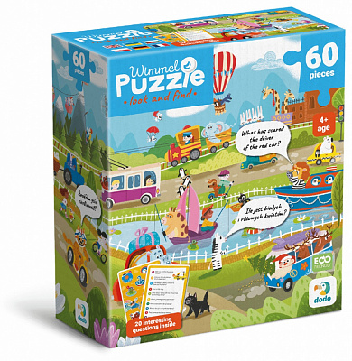 Пазл DoDo Чудо-транспорт, 60 элементов 300660